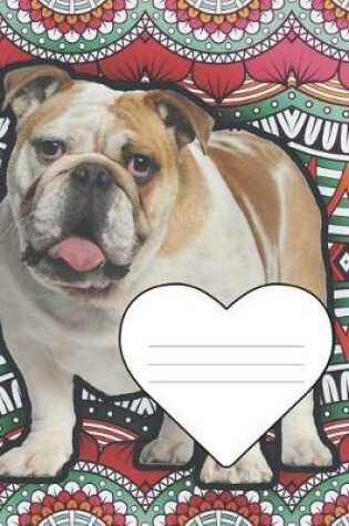 Cover of Bohemian British Bulldog Notebook Journal for Bulldog Lovers