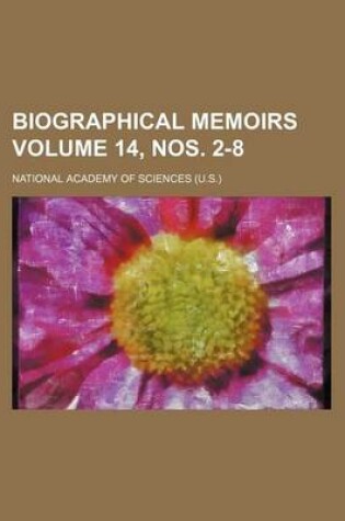 Cover of Biographical Memoirs Volume 14, Nos. 2-8