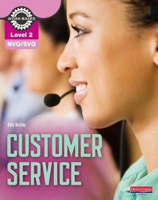 Book cover for NVQ/SVQ Level 2 Customer Service Candidate Handbook