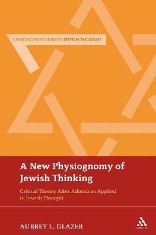 Cover of A New Physiognomy of Jewish Thinking