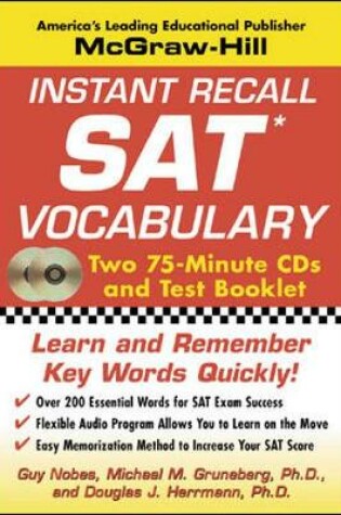 Cover of Instant Recall SAT Vocabulary