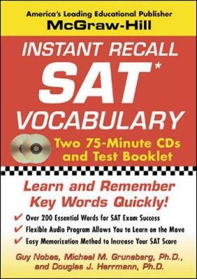 Book cover for Instant Recall SAT Vocabulary