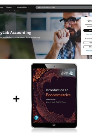 Cover of Introduction to Econometrics, Australian Global Edition -- MyLab Economics with Pearson eText