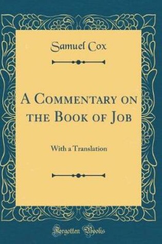 Cover of A Commentary on the Book of Job