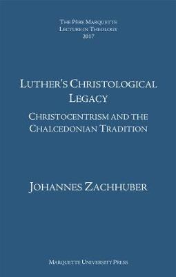 Cover of Luther's Christological Legacy