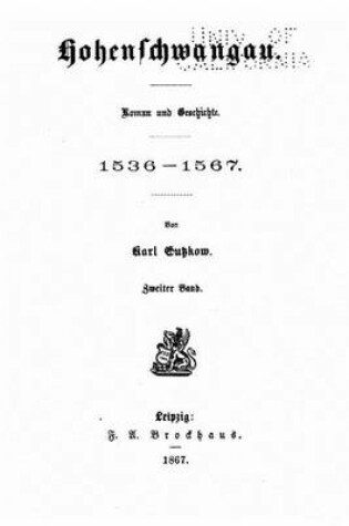 Cover of Hohenschwangau Roman und Geschichte, 1536-1567