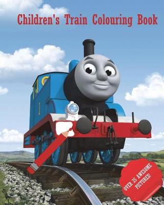 Book cover for Children's Train Colouring Book