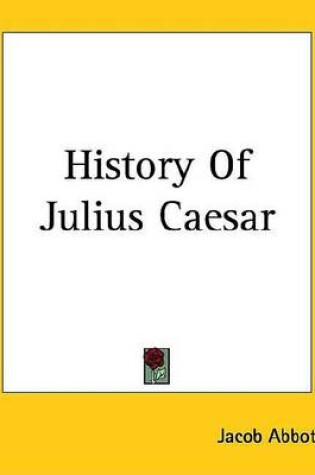 Cover of History of Julius Caesar