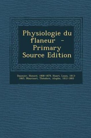 Cover of Physiologie Du Flaneur