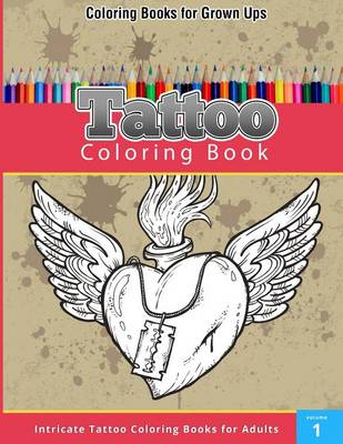 Book cover for Tattoo Coloring Book