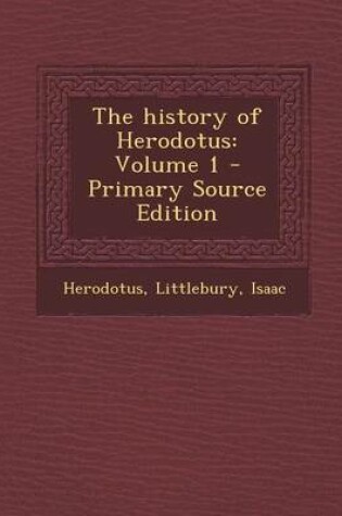 Cover of The History of Herodotus