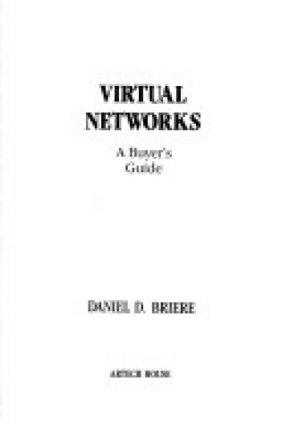 Cover of Buyer's Guide to Virtual Networks