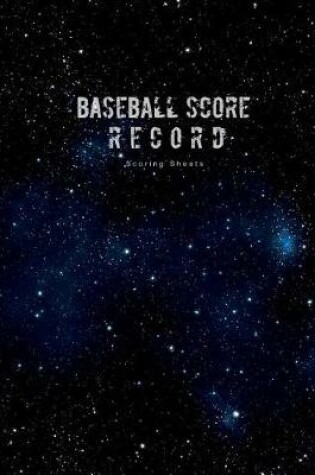 Cover of Baseball Score Record Scoring Sheets