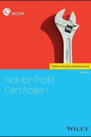 Cover of Not–for–Profit Certificate I