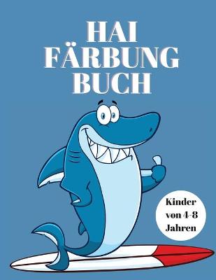 Book cover for Hai-Malbuch Kinder von 4-8 Jahren