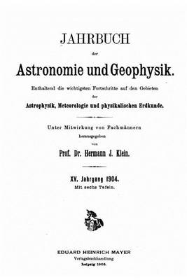 Book cover for Jahrbuch der Astronomie und Geophysik