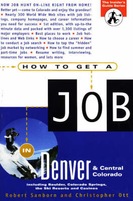 Book cover for How to Get a Job in Denver and Central Colorado