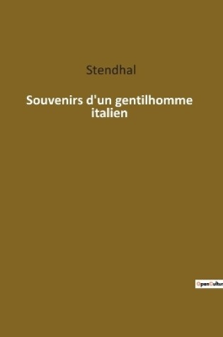 Cover of Souvenirs d'un gentilhomme italien