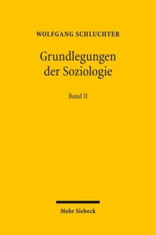 Cover of Grundlegungen Der Soziologie