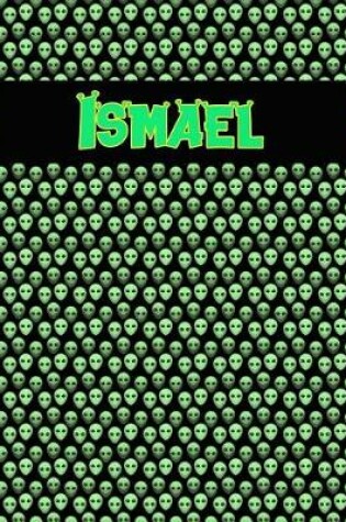 Cover of 120 Page Handwriting Practice Book with Green Alien Cover Ismael