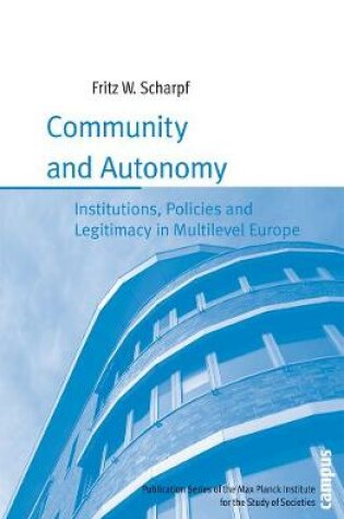 Cover of Community and Autonomy