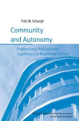 Cover of Community and Autonomy