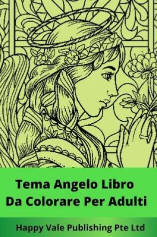 Cover of Tema Angelo Libro Da Colorare Per Adulti