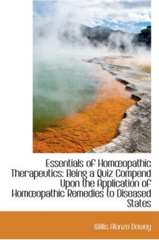 Cover of Essentials of Homopathic Therapeutics