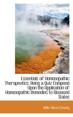 Book cover for Essentials of Homopathic Therapeutics