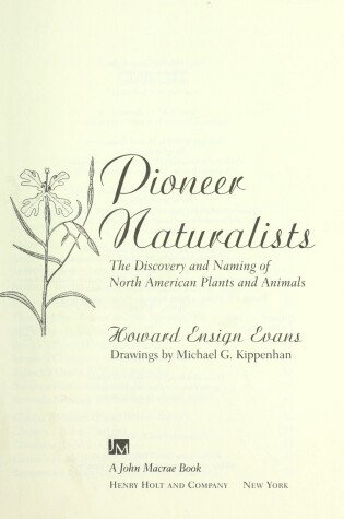 Cover of Pioneer Naturalists