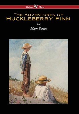 Book cover for Adventures of Huckleberry Finn (Wisehouse Classics Edition) (Reprod. 1884)