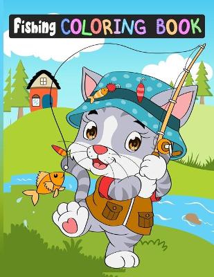 Book cover for Fishing coloring book