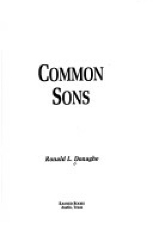 Cover of Common Sons