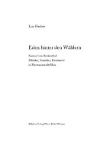 Cover of Eden Hinter Den Waldern