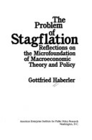 Cover of The Problem of Stagflation
