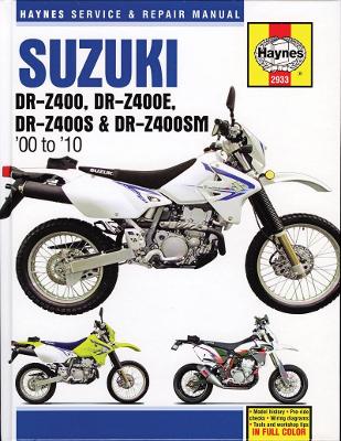 Book cover for Suzuki Dr-Z400, Dr-Z400E, Dr-Z400S & Dr-Z400Sm ('00 To '10)