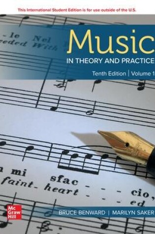 Cover of ISE Music in Theory and Practice Volume 1