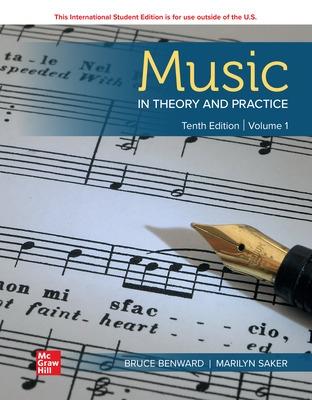 Book cover for ISE Music in Theory and Practice Volume 1