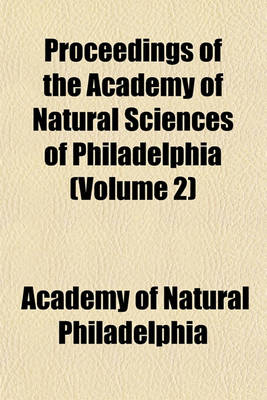 Book cover for Proceedings of the Academy of Natural Sciences of Philadelphia Volume 67