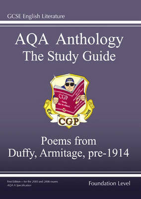 Cover of GCSE Eng Lit AQA Anthology Duffy & Armitage Pre 1914 Found Poetry Study Guide