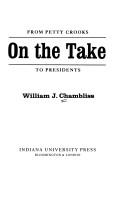 Book cover for On the Take