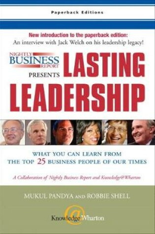 Cover of Nightly Business Report Presents Lasting Leadership