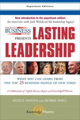 Book cover for Nightly Business Report Presents Lasting Leadership