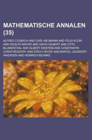 Cover of Mathematische Annalen (35)