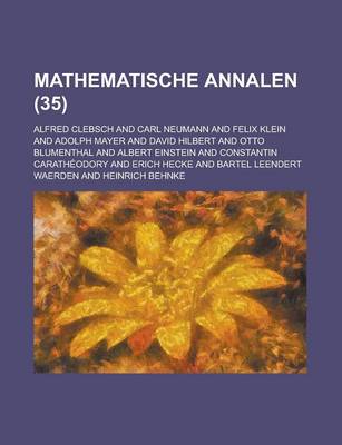 Book cover for Mathematische Annalen (35)