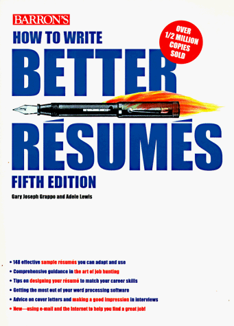 Book cover for How to Write Better r Esum Es