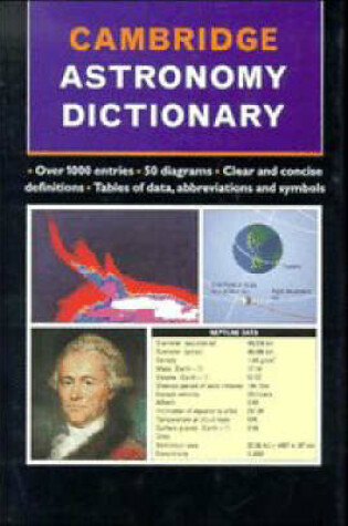 Cover of Cambridge Astronomy Dictionary