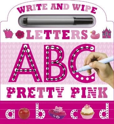 Book cover for Write and Wipe Pink ABC