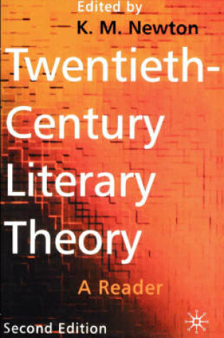 Cover of Twentieth Century Literary Theory