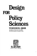 Cover of Design for Policy Sciences